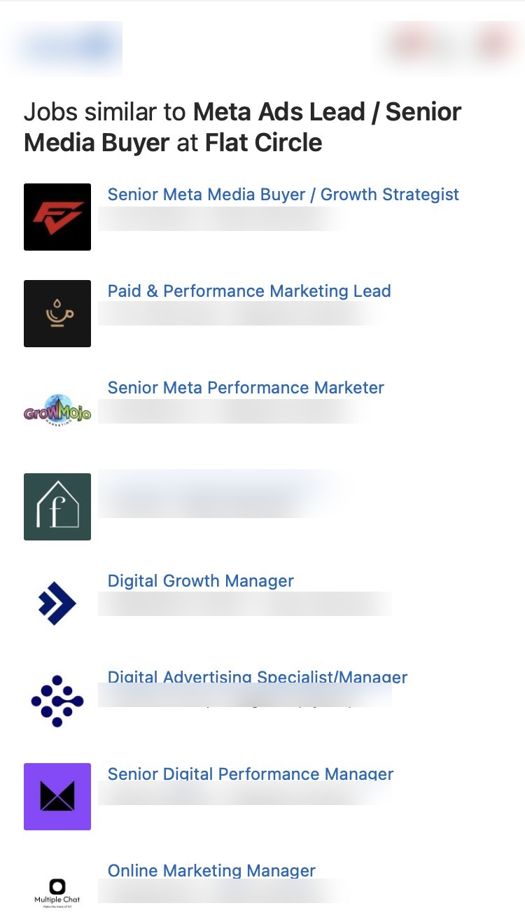 LinkedIn job postings for digital marketers